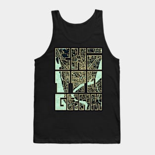 Chattogram, Bangladesh City Map Typography - Summer Tank Top